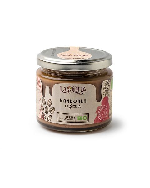 Crema BIO di mandorla con zucchero di canna 180 gr