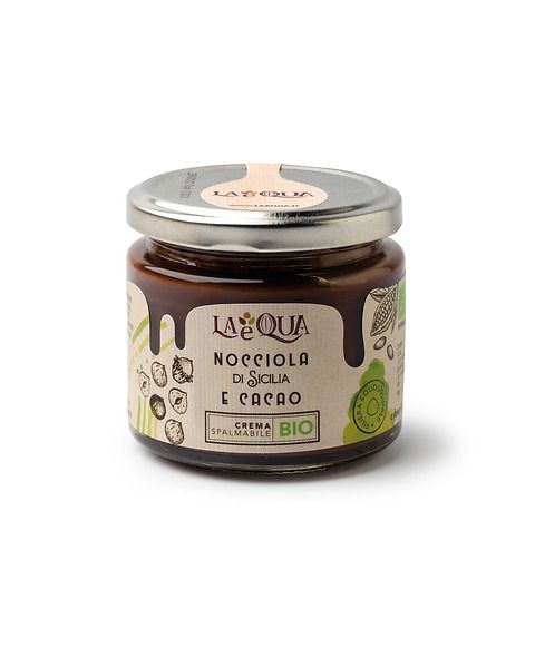 Crema BIO di nocciola dei Nebrodi con cacao 180 gr