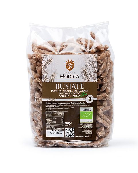 Busiate bio di grano antico siciliano Timilia 500 gr